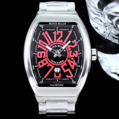 Franck Muller Factory V45 SC DT Silver / Gold / Black steel case Diameter 54mm watch